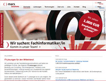 Tablet Screenshot of mars-solutions.de